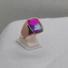 Blue Pink Tourmaline Quartz Sterling Silver Rose Gold Fill Ring Jewelry