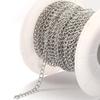 10meters/roll Stainless Steel Chains 2/3/5mm Gold Necklace Chains For Bracelet Extension Chain DIY Jewelry Components No Fade