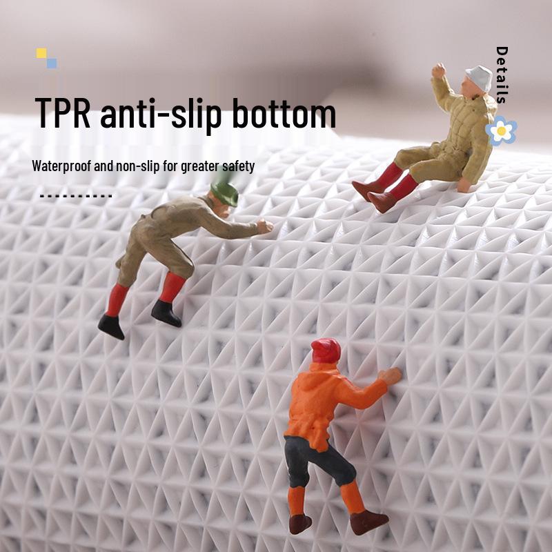 Checkered Bathroom Absorbent Anti-Slip Floor Mat