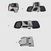 Expandable Pet Cat Carrier Backpack Mesh Breathable Travel Bag for Small Dogs Portable Multi-Function Pet Transport Backpack