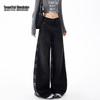 BEAUTIFUL WARDROBE Women's High-Waist Wide-Leg Denim Pants