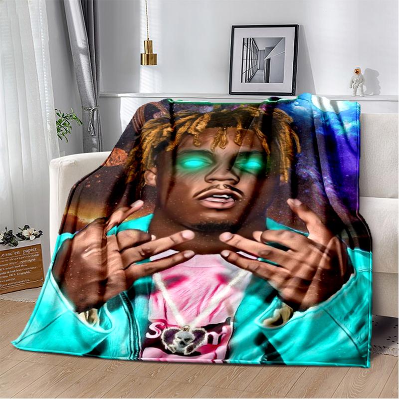 3D Print Juice WRLD 999 Legend Rapper Album Blanket,Soft Throw Blanket for Home Bedroom Bed Sofa Travel Picnic Cover Kid Gift