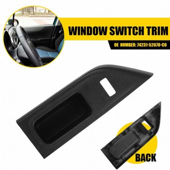 Passenger Door Window Switch Bezel Trim Panel Cover For Toyota Yaris 2012-2015