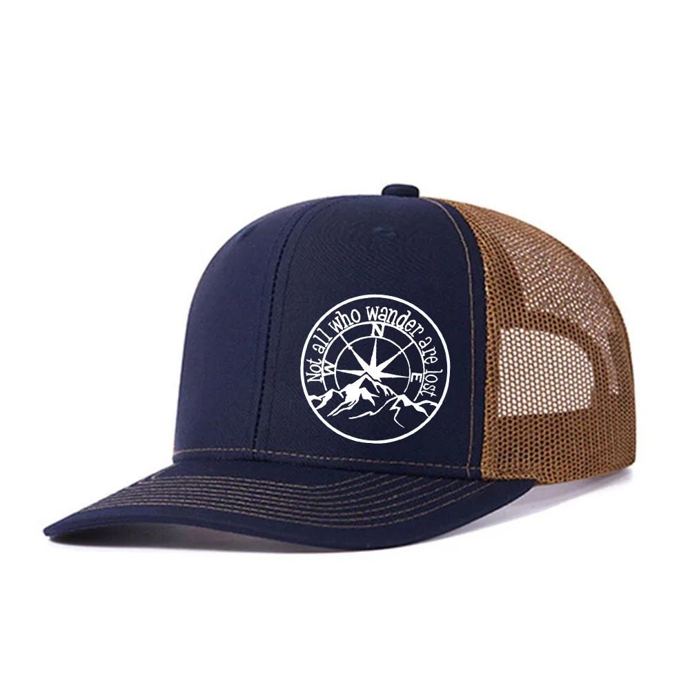 Fashion Hiphop Embroidered Cotton Baseball Cap With Adjustable Wide Brim For Casual Men Women