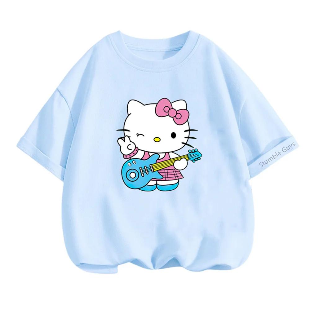 

Sanrio Hello Kitty Children s Fashion T-shirt Boys Girls Summer 100