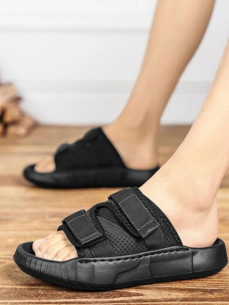 Fashion Eva Beach Men's Shoe Platform Slides Male Slipper 2025 Fashion Low Price Casual Y2k Adult Cheap Shoes Liquidation Trend Elegant