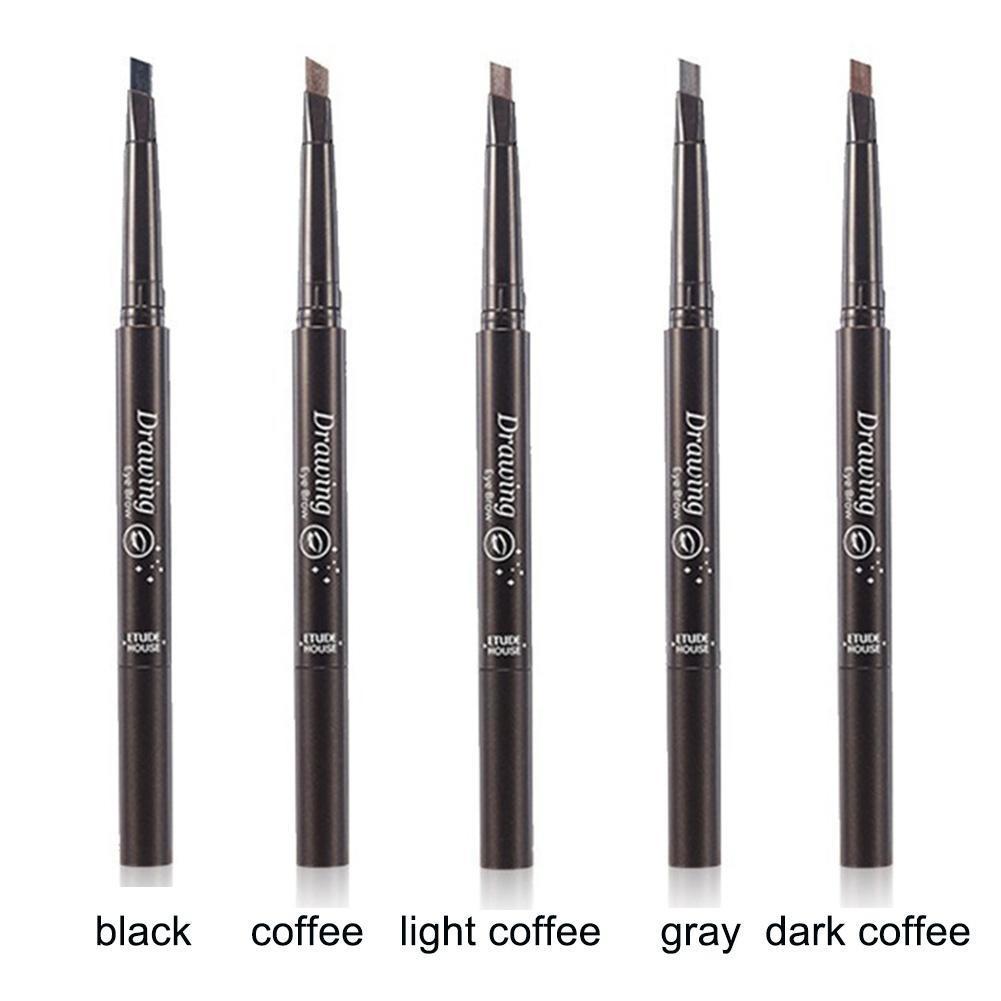 1 шт. Водостойкий Косметический Карандаш-Лайнер для Бровей Кисточка Инструмент Макияж Двусторонний Карандаш серый