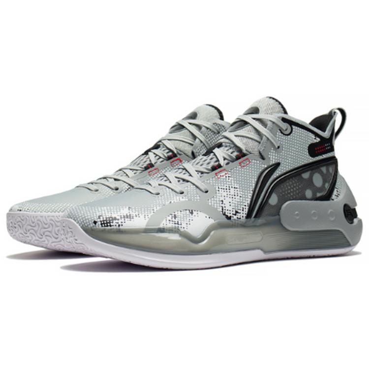 Li Ning YuShuai 16 Camouflage Textil, Synthetikleder, TPU-Dämpfung Rutschfest Abriebfest Atmungsaktiv ABAS053-5