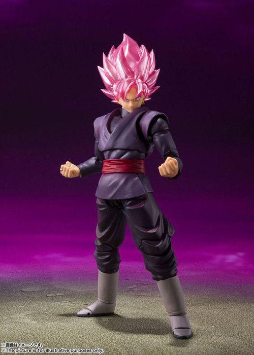 Figurine Dragon Ball Super - Bandai Tamashii Nations - S.H. Figuarts Goku Black - Super Saiyan Rose 14 cm
