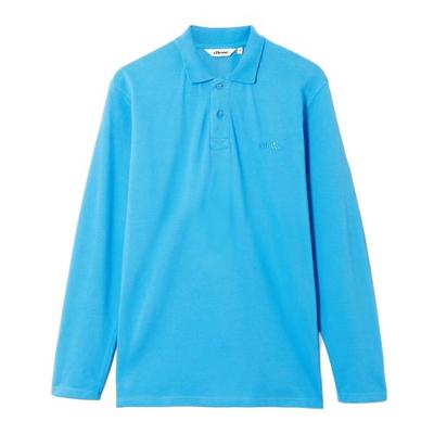 Ellesse Mens Nerola Long-Sleeved Polo Shirt