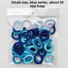 2.5cm Soft Seamless Hair Ties for Kids, No Damage Toddler Hair Bands 50Pcs