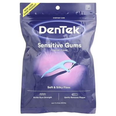 Fil dentaire jetable Comfort Clean, gencives sensibles, bain de bouche, 150 fils dentaires jetables