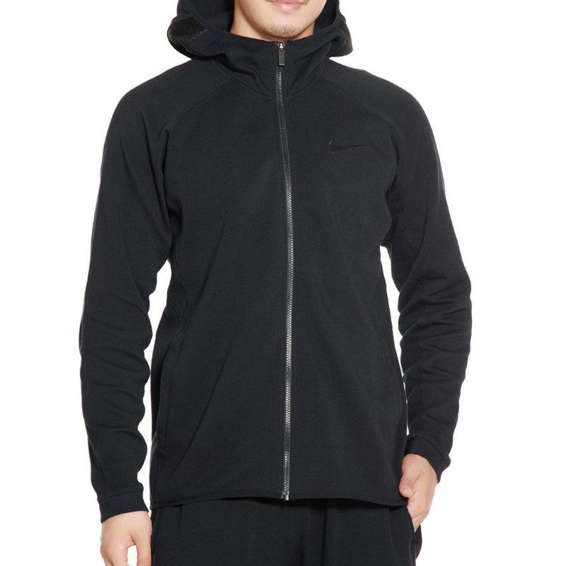 Nike Jacken Herren Schwarz Kapuzenpullover Moderat Sonstige AT3225-010