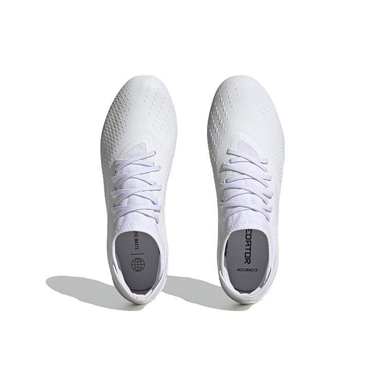 Adidas Predator Accuracy.3 FG Pearlized Pack Unisex Sneakers White Cloud-White Core-Black HQ1077