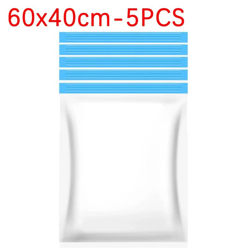 Transparent Vacuum Compression Bag Clothes Quilt Storage Bag Reusable Space Saving Vacuum Compression Bag Hand Pump Organiser