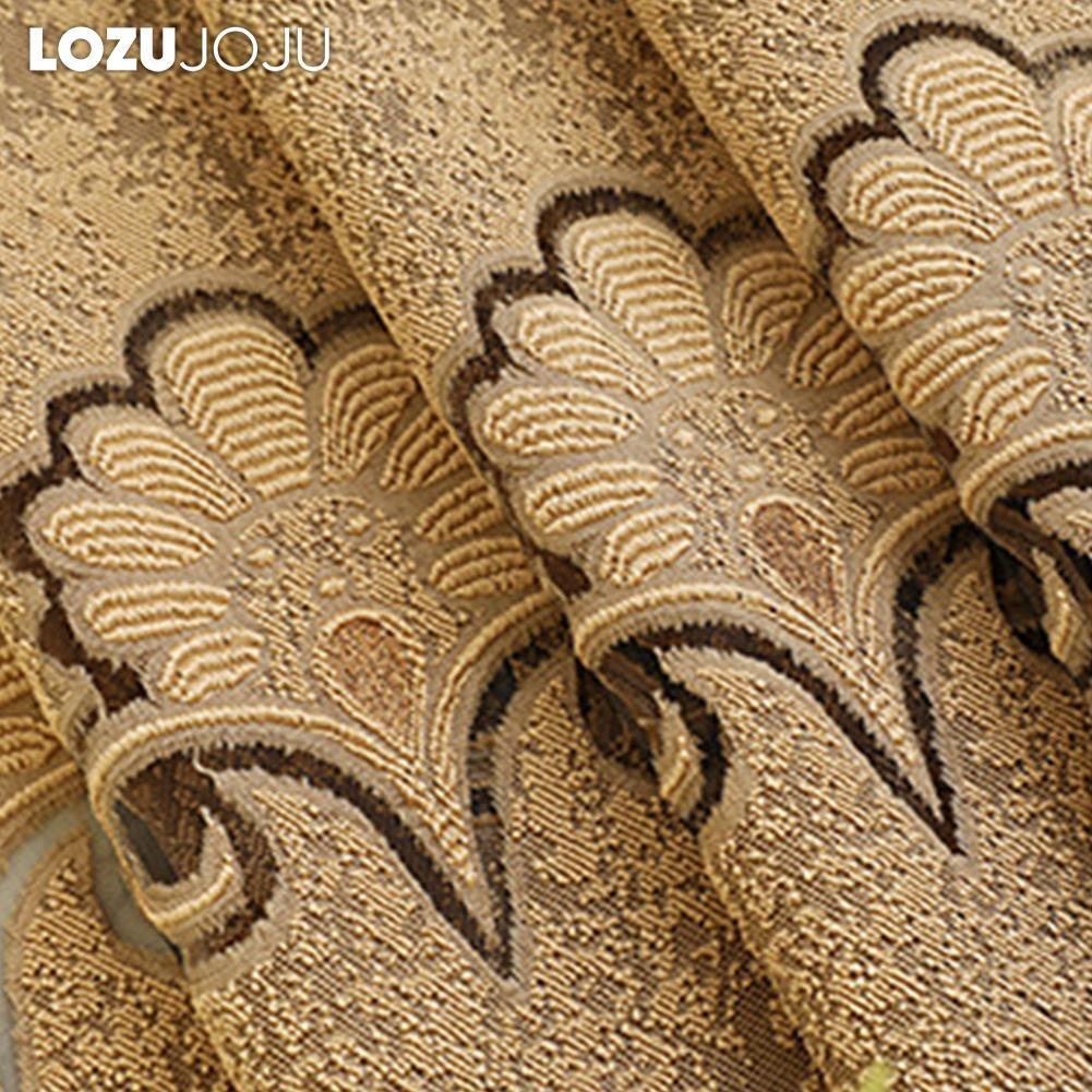 1PC LOZOJOJU European Style Fashionable High-end Hollow Out Curtains, Polyester Fiber Jacquard Curtains for Living Room Bedroom Home Decor