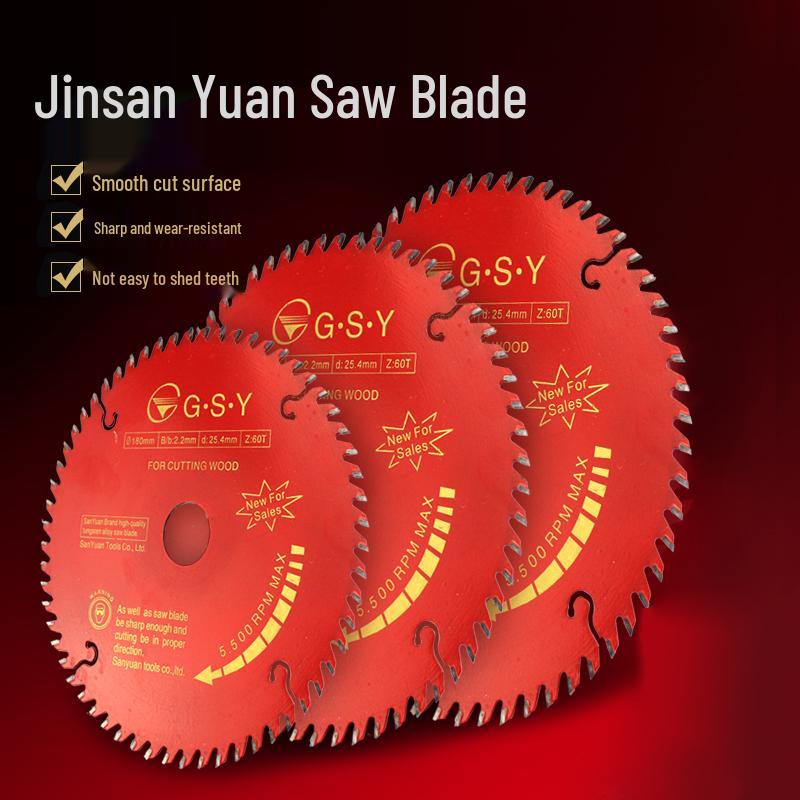 Jin San Yuan Alloy Circular Saw Blade for Wood & Aluminum - Available In 4", 7", 10", 12", 14".