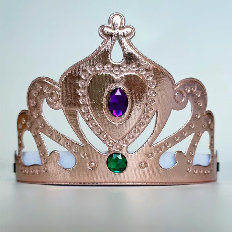 Frozen Princess Tiara Headwear for Children's Birthday Cake Decoration