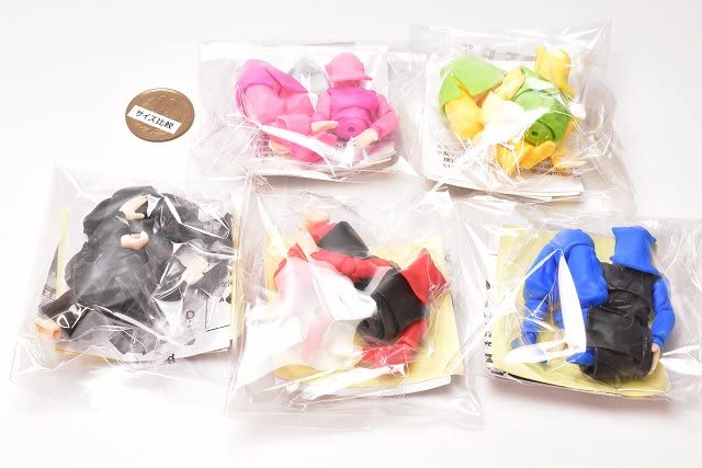 Fully Articulated Rescue Squad Kurogo Help Any Situation of 5 Gachapon Capsule Toy Five Ver. [Set (Complete)]