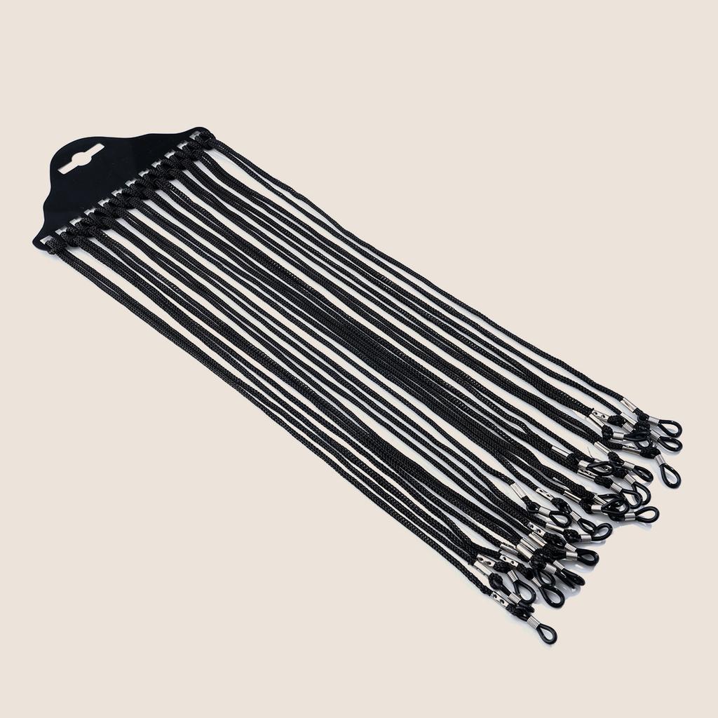 12Pcs/lot Multicolor Black Nylon Glasses String Cord Holder Sunglasses for Eyeglasses Lanyard Neck Rope Strap New