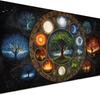 Bohemian Tree of Life Cosmic Mystical Tapestry Wall Hanging Decoration Witchy Boho Fantasy Forest Nature Art Polyester Print Hom