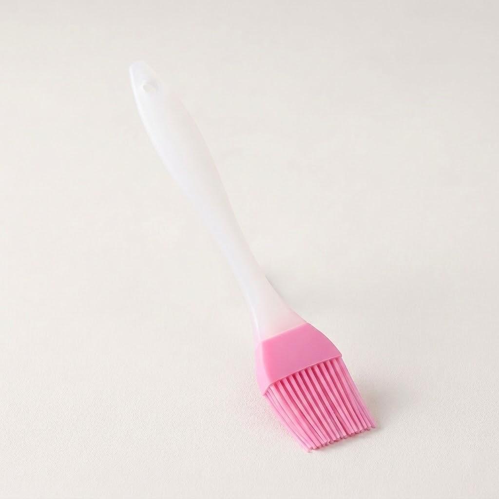 

Silicone Basting Brush BBQ Grill Oil Brush Kitchen Baking Tool Meat Vegetables 1PC Chef Quality рожевий