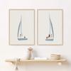 1Pcs Living Room Decorative Pictures for Living Room Sailing Boat Interior Paintings Wall Art Canvas Painting Simple Home Decor No Frame