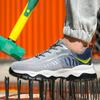 Steel Toe Cap Light Breathable Sneaker Men Indestructible Shoes Anti-puncture Safety Shoes Protective Work Industrial Footwear