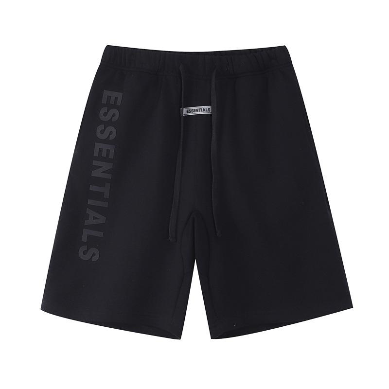 FOG ESSENTIALS Unisex Loose Silicone Print Casual Shorts