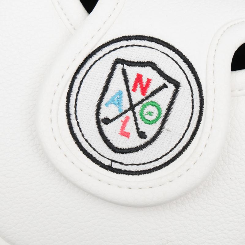 Golf Putter Cover PU Putter Head Wrap Cover Waterproof Protective Wrap Skull Pattern Magnetic Buckle Outdoor Sport Accessories