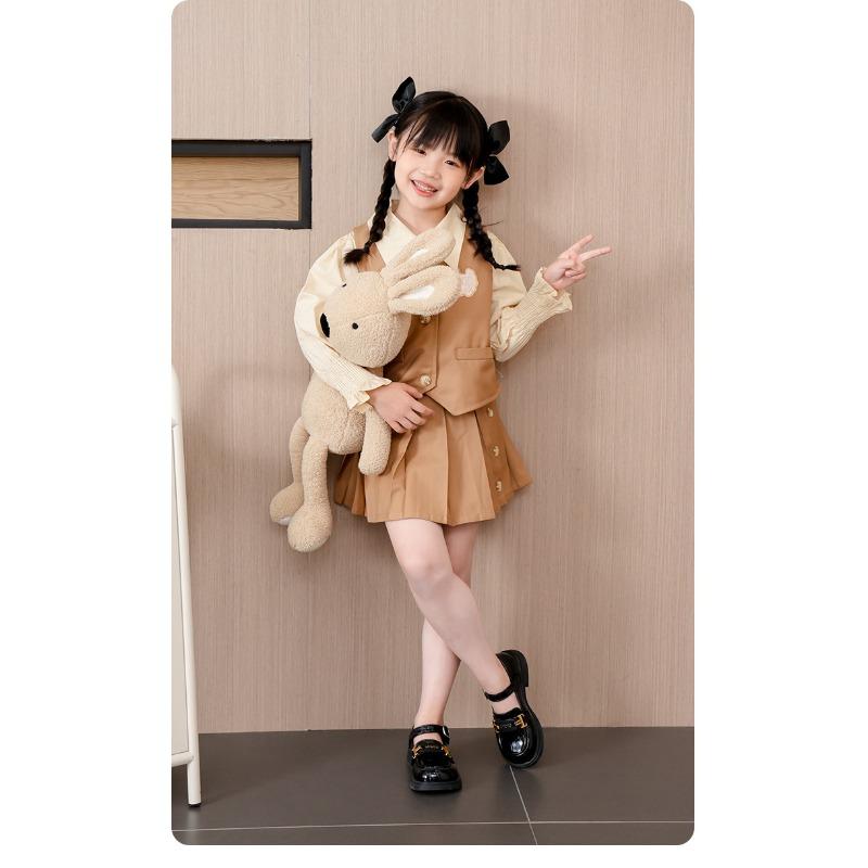 Girls' Leather Shoes Summer New Fashion Fashion Children's Princess Shoes Big Children British Style Little Girl Single Shoes