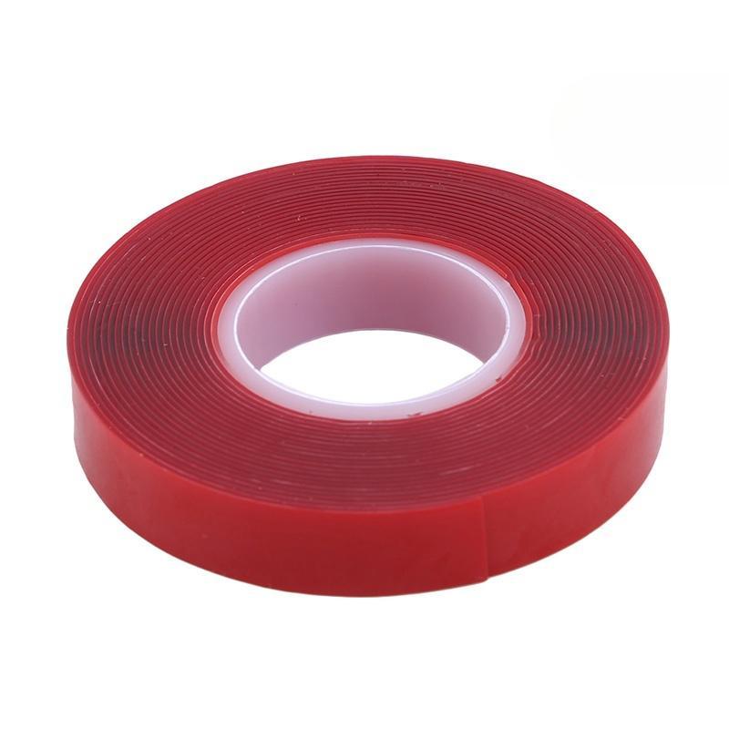 

Прозрачная прочная бесшовная двусторонняя лента с небольшим сердечником 10 mm*3m красный