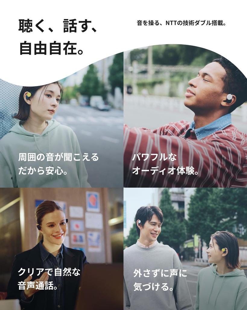 nwm Warranty True Wireless Ear nwm DOTS Bluetooth NTT Burgundy Red (noom) [Extended Edition] Open-Ear Speakers, Earbuds, 5.3, Sonority,