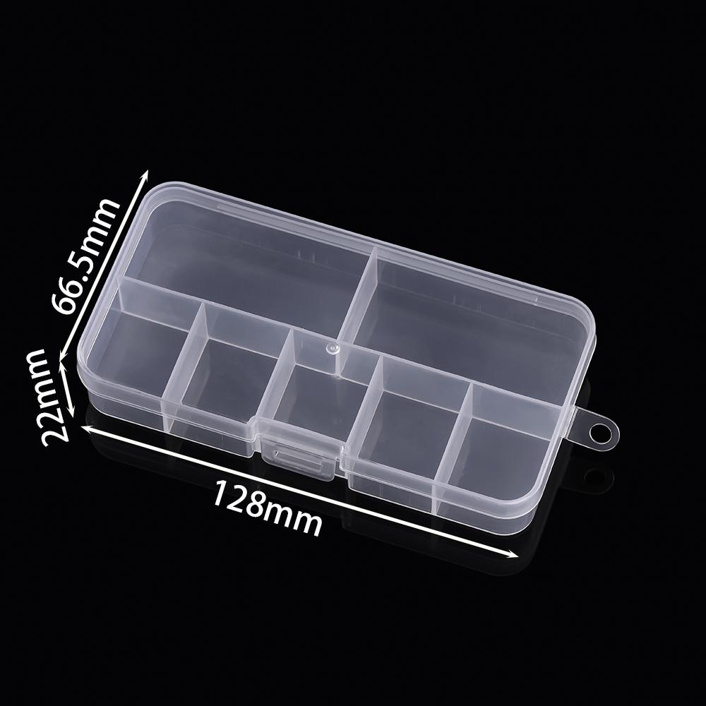 1pc Rectangle Mini Transparent Storage Case 78 Girds Dustproof Jewelry Storage Box for Earrings Beads Jewelry Storage Organizer 990₽