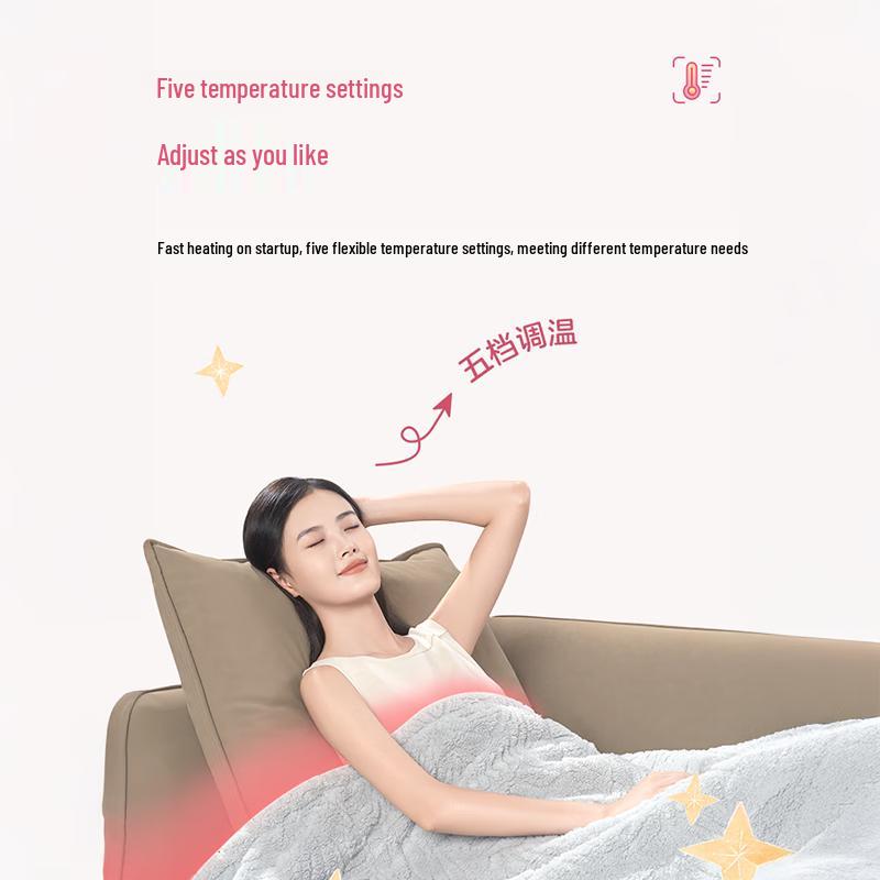 Regenbogen Winter elektrische Heizdecke