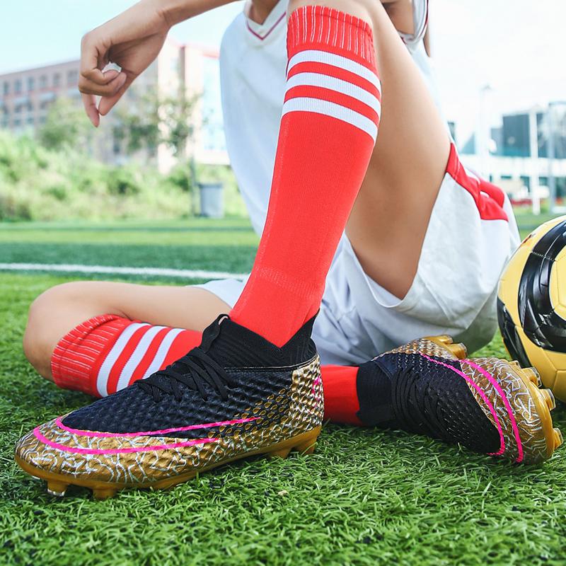 Fußballschuhe Herren Fußballschuhe Schuhwerk Outdoor-Training Professionelles Spiel Fußballschuhe Teenager Futsal Sportsneakers