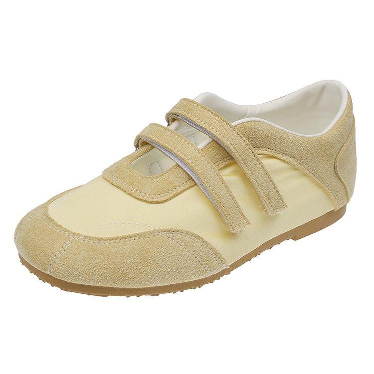 

Mary Jane women s shoes 2025 summer new Velcro double belt soft-soled ballet shoes light and comfortable flat-soled single shoes 35