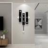 The Clock Living Room TV Background Wall Clock Simple Modern Elegant Creative Reloj Pared Grande Home Decoration Living Room