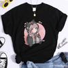 Cute Anime Harajuku Pattern Printed T-Shirt Women's Outdoor Casual High Quality T-Shirt Anime Women's T-Shirt Tops