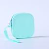 Silicone Storage Pouch Zippered Cosmetic Bag Soft Silicone Material Multi-Coloured DIY Gift