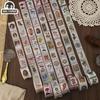 Mr.paper 8 Retro Post Office Die-cut Paper Tape Creative Stamp Tearable Hand Account Material and Paper Tape Decorative Tape