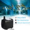 Classic 600L/H 8W Submersible Water Pump for Aquarium Tabletop Fountains Pond Water Gardens and Hydroponic Systems with 2 Nozzles AC110V