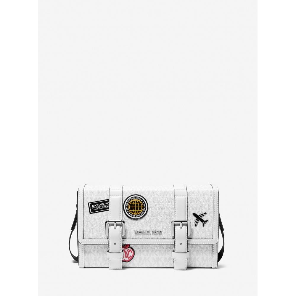 

Michael Kors Cooper Embrish Signature Logo Trunk Crossbody 37r5lcom1b3535 Ярко-белый F