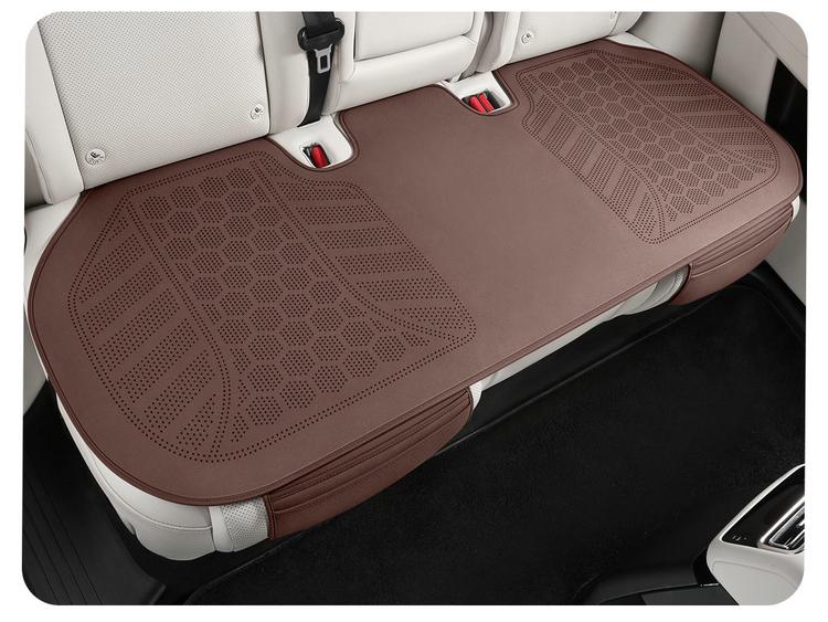 Lila Wildleder Windspiele Autositzkissen: Dünn, Atmungsaktiv, Universell für alle Jahreszeiten, Dreiteiliges Set