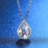 S925 Sterling Silver Women's Angel's Kiss 1 Carat Moissanite Ring
