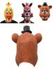 Máscara de Látex para Adulto de Five Nights At Freddy's con Estilo Freddy Chica Bonnie Foxy