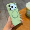 Offizielle magnetische Handyhülle für iPhone 11 12 13 16 17 Pro Max Air 1 14 16 Plus Flüssigsilikon Ladeanschutz Abdeckung