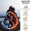 1pc Yin Yang Lions Blanket, Soft Warm Throw for Home Decor, Gift Idea, Living Room, Travel, Camping, Car Blankets