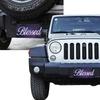 Galaxy Blessed Front License Plate for Women Car Vanity Plates Decorative Aluminum Metal Cute Novelty License Plate Cover for Men 6x12 Inch (4 Holes)