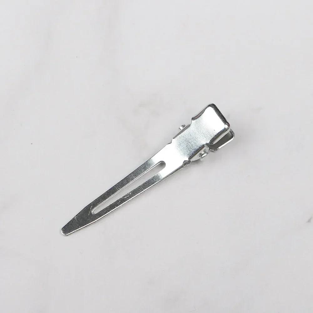 

100 шт. Металлические заколки для волос, заколки для волос с бахромой для девочек, удобные простые металлические головные уборы, материал для заколок для волос своими руками 4.5cm серебряный